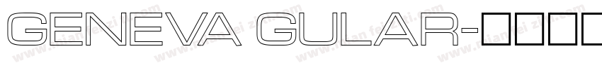 Geneva gular字体转换